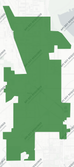 City of Perris Measure B results map