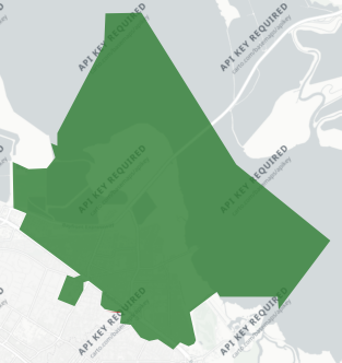 Ravenswood City School District Measure A results map